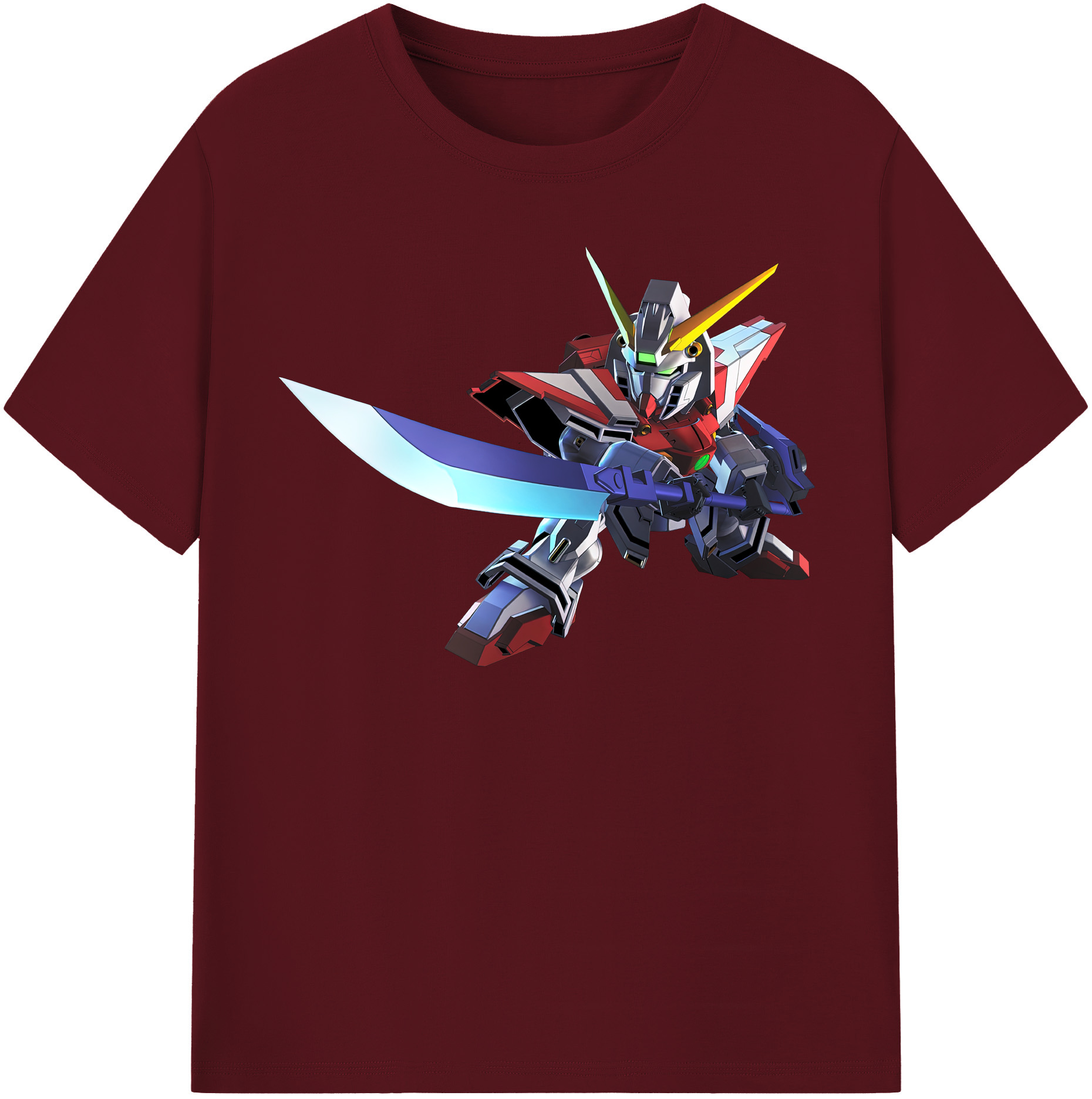 （画像用） 機動戦士ガンダム Mobile Suit Gundam 綿100％半袖Tシャツ（フロントプリント）